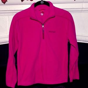 Girls Marmot Pink fleece Sweatshirt